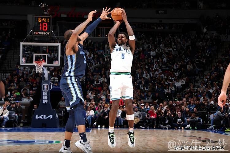爱德华兹28+5戈贝尔21+18,森林狼大胜篮网 爱德华兹28+5戈贝尔21+18,森林狼大胜篮网